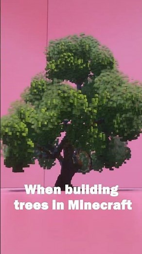 Minecraft Custom trees tutorial #minecraft