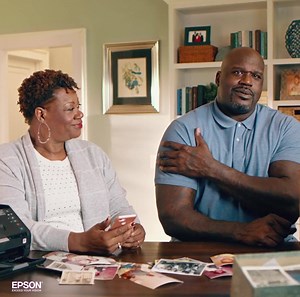 What will I be doing for #MothersDay? Thanks to the #FastFoto scanner, it’ll be mom, me and our favorite memories! Check out the fun we had with Epson. #EpsonPartner | Shaquille O' Neal