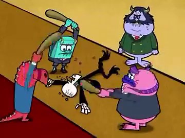 Why is SpongeBob beating Grim ass 😭