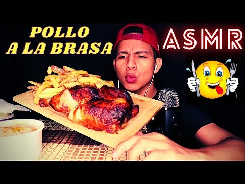 COMIENDO POLLO A LA BRASA PERUANO -- EATING ASMR-COMIDA PERUANA, MUKBANG