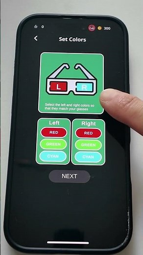 How to calibrate 3D glasses for Vision Training