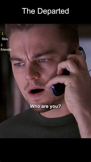 The Departed (2006) | "Who are you?" Phone Scene ☎️