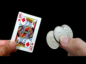 COIN MAGIC - CARD MAGIC SECRET - MAGIC TUTORIAL