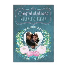 Congratulations Floral Crest Design