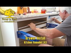 Kreg Kitchen Drawer Install - Kitchen Remodel E43