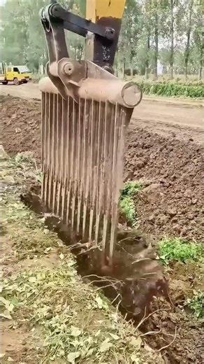 Hydraulic Arm + Special Bucket, Centennial Old Stump Instantly “Disassembled”