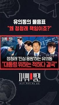 "'명픽'을 해서 진 건데 어떻게 당대표 책임?" / 지식의발견 #shorts