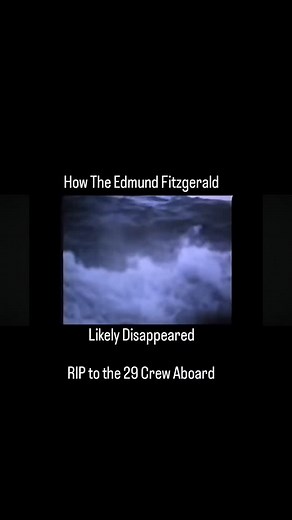 134K views · 5K reactions | Edmund Fitzgerald Disappearance #reel #ship #boat #edmundfitzgerald #history #shipwreck #water #storm #november #greatlakes | Nikolas Worden | Facebook