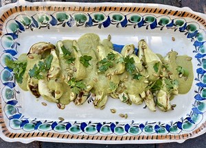 Green Mole with Roasted Chayote (or Other Vegetables) - Rick Bayless