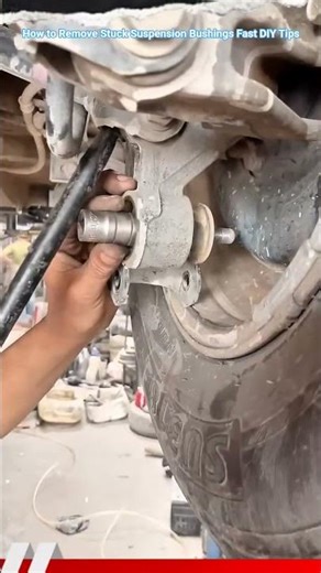 How to Remove Stuck Suspension Bushings Fast DIY Tips #shorts #tips #mechanic