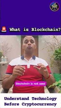🚨 What is Blockchain? Explained Simply | No Chart Finance English #Shorts