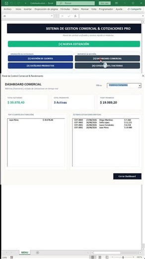 Transformar Excel en un PROGRAMA