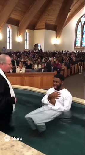Baptism Takes a Hilarious Turn 😂💦