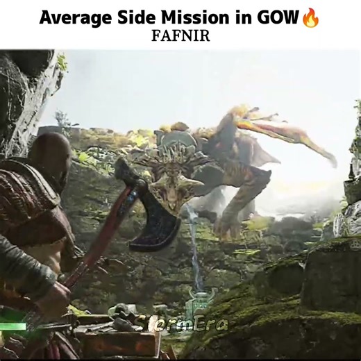 Average Side Mission in GOW || Fafnir || GOD OF WAR || #gow #gowragnarok #kratos #godofwar #fafnir