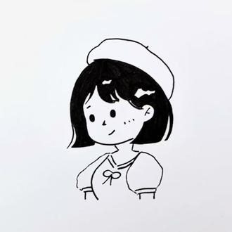 保姆级人物头像简笔画跟练教程 #女孩头像简笔画 #画个头像 #侧脸简笔画 #一起学画画 #随手画