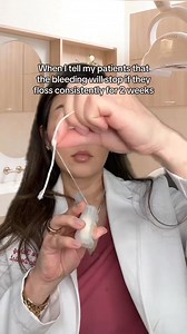 1M views · 1.8K reactions | Floss consistently and the 喝will go away. #floss #flossyourteeth #bleedinggums #dentist #flosser | JoycetheDentist | Facebook