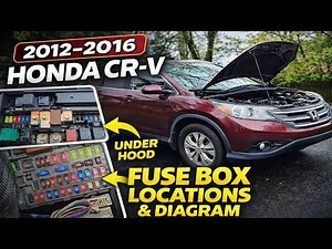 Honda CR-V Fuse Box Location & Diagram (2012–2016)