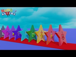 Counting Numberblocks on a Star Face | Learn Numbers 1 to 100 for Kids!
