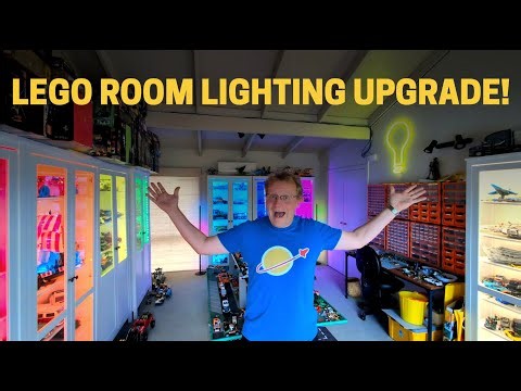I made my Lego room pop with @SwitchBotOfficial lighting!!