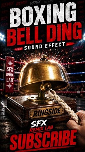Boxing Bell Ding Sound Effect | Ringside Bell SFX