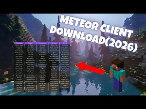 How to Download and Install Meteor Client In Minecraft Java 1.21.11(NEW 2026)