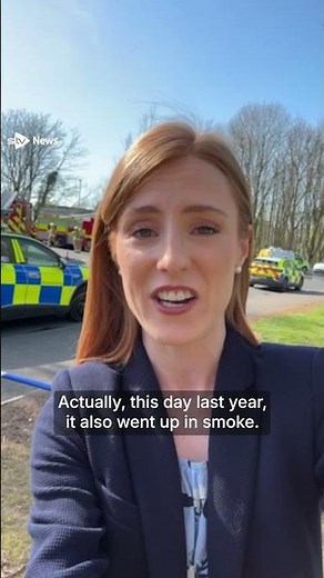 'Explosions' cause 'panic and terror' as battery recycling plant engulfed by fire