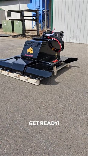 Full-size, heavy-duty. Brush Wolf  #excavatorattahments #brushcutter | Brush Wolf | Facebook