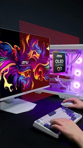 THE best choice for your white gaming setup - MPG 321URXW QD-OLED | MSI