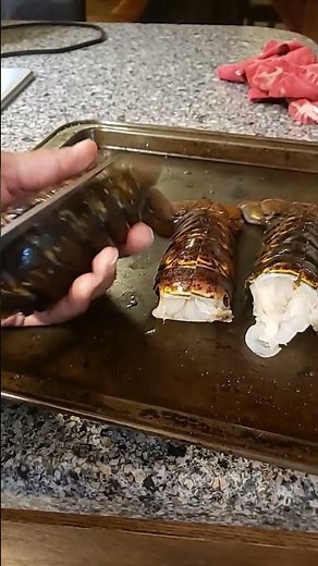 Baked Lobster Tails, How To Cut