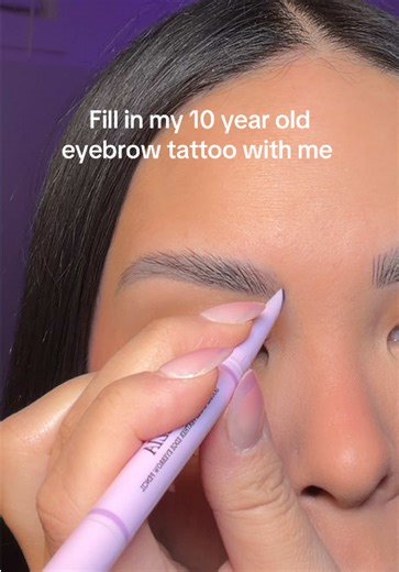 Reviving My 10-Year-Old Eyebrow Tattoo