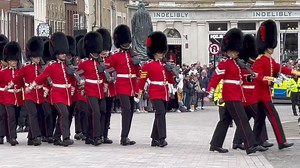 Marching into the castle RBWM Coldstream Guards | Foley’s Photos - sunrise