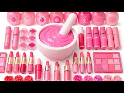 🔴LIVE | Satisfying Slime ASMR | DIY Making Rainbow Slime Mixing Glitters Makeup Lipsticks Squishy