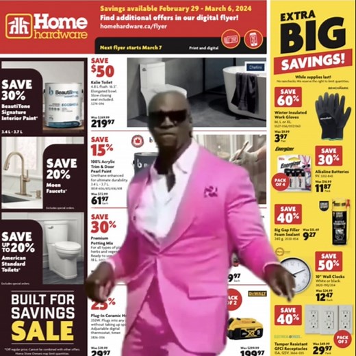 16K views · 61 reactions | When a new Home Hardware flyer drops  #HeresHow #FlyerSavings #CanadianThings #WeeklyDeals #CanadianComedy #GreatSale | Home Hardware, Building Centre & Furniture Stores | Facebook
