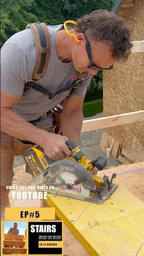 Full stair building tutorial 👆 #tradesmen #stairconstruction