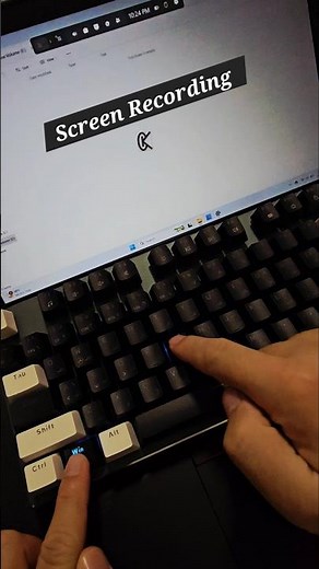 Screen Recording Windows11 Shortcut In PC /Laptop #shortcutkeys #keyboard #asmr