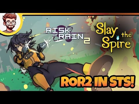 A mix I never expected! Climbing the spire as the ROR2 Commando | Modded Slay the Spire |