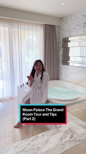 Moon Palace The Grand Cancun Room Tour and Tips and Tricks (Like &Save): 1. Do not forget to download the app and familiarize yourself with it: Palace Resorts. I like to research room service, restaurants, maps, activities, and entertainment before I go. In my case, I can only reserve restaurants after I arrive and check in. 2. You can order and customize your pillow on the app and order extra toiletries. We ordered the orthopedic pillow and rollaway bed on the app. The beds are two double beds 