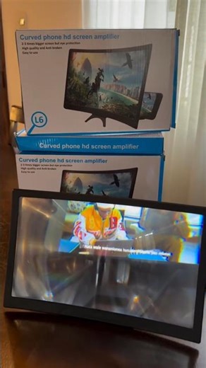 ✨L6 Curved Phone 💫HD Screen Amplifier👌Magnify a Smartphone's display