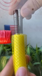 Join two hoses without pricey fittings Threaded rod 2 nuts: a tight join that won’t slip. #CaliGarage #Hose #Plumbing #DIYTools | Master of Solution