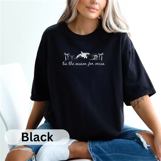 Minimalist Orca Shirt, Orca Shirt, Orcas Shirt, Whale Shirt, Earth Day Shirt, Scuba Diving Gift, Comfort Colors, Beach Bum, Christmas Gift - Etsy