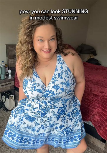 PLUS SIZE SWIMSUIT PLUS SIZE SWIM MODEST SWIMWEAR SWIMDRESS #modestswimwear #plussizeswim #plussizeswimsuit #swimwear #swimdress @BLOOMCHICUSOFFICIAL