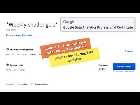 Foundations data data everywhere week 1 quiz answers || Google Data Analytics || theanswershome