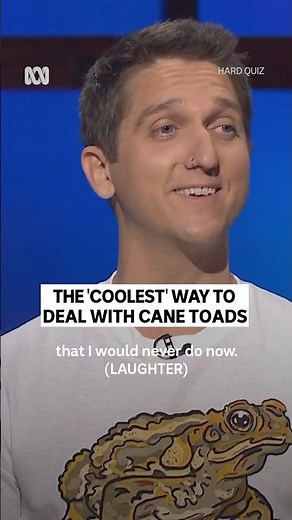 How to deal with cane toads 101: "Better than a golf club.” 🐸