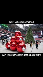 23 reactions · 4 comments | WEST VALLEY WONDERLAND   State Farm Stadium ⏰ Open until 6pm tonight! ️ $15 tickets - Children under 2 are free Tickets are available at the box office upon arrival! Parking is free! | State Farm Stadium | Facebook