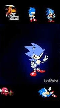 Sonic speed paint!!!