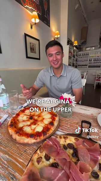 New York shortstop Anthony Volpe took a break from playing to let us join him at his favorite spot on the UES - Gina La Fornarina #IFEELDKNY