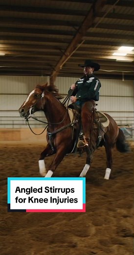 Angled Stirrups: Pain Relief for Riders