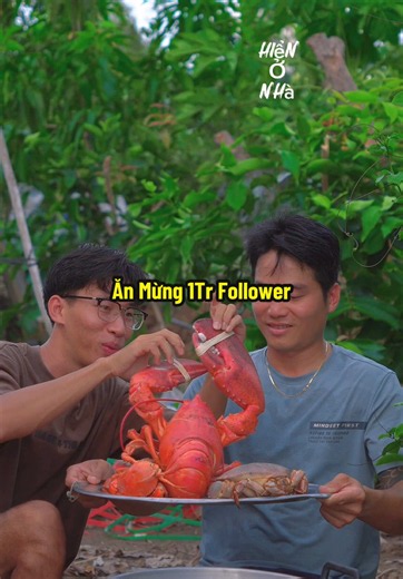 Ăn mừng 1Tr follower: Mukbang Tôm Hùm Alaska hấp dừa