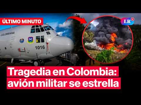 Tragedia en P. Leguízamo: avión se estrella en Colombia con 114 soldados a bordo | #LR
