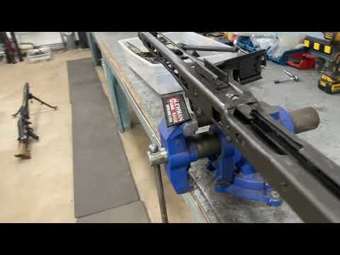 Another Abused Mg42 post sample in for evaluation and repair.